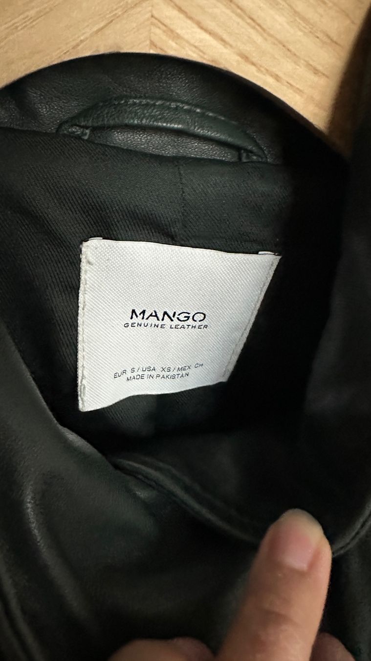 Mango Jacken: Echtlederjacke Mango Gr. S – Gebraucht aus Pfungen von nik_9wv9 1