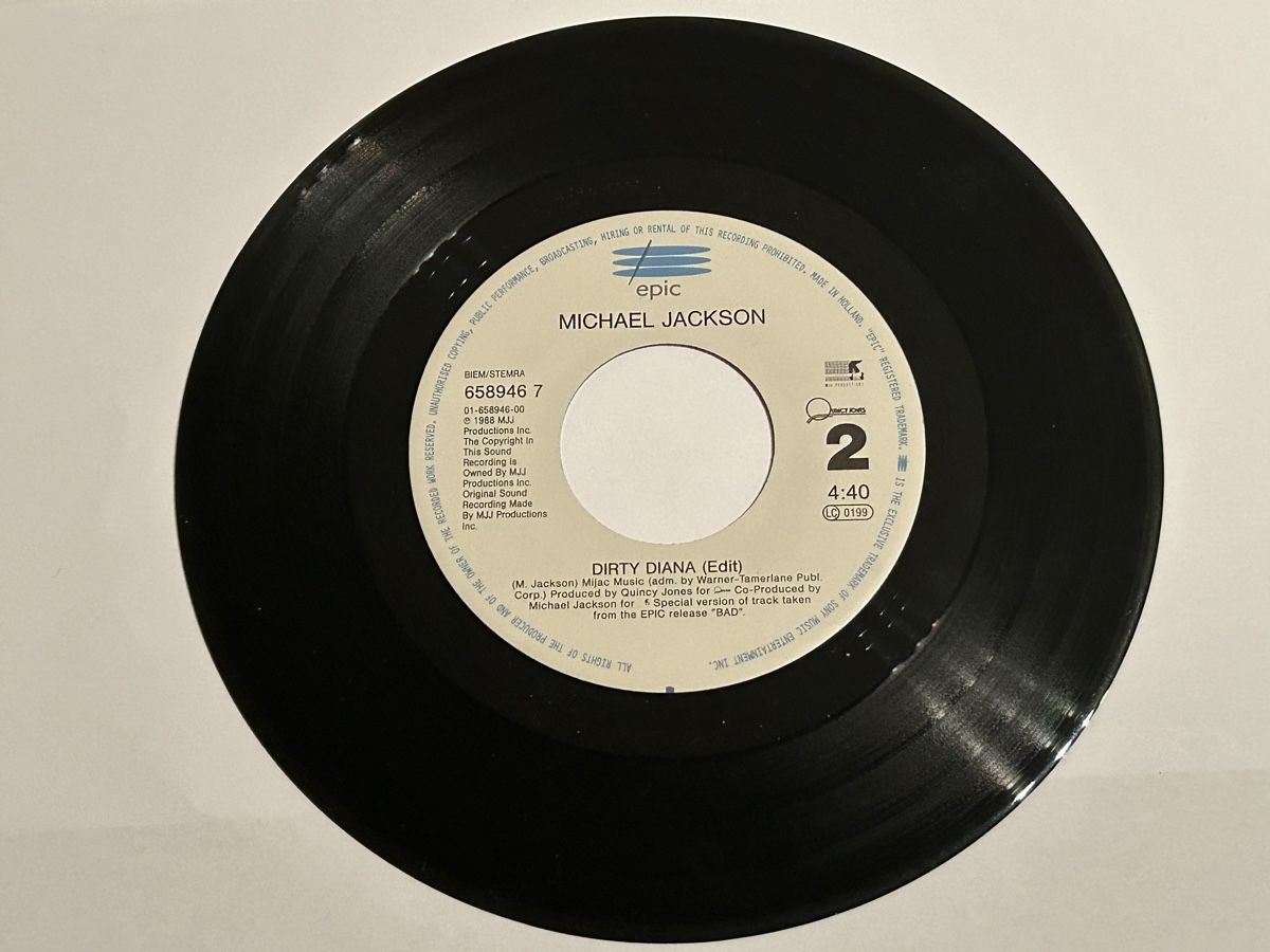 Dischi in vinile: Michael Jackson & Slash. Give In To Me – Usato da Faulensee venduto da Mizuno06 7