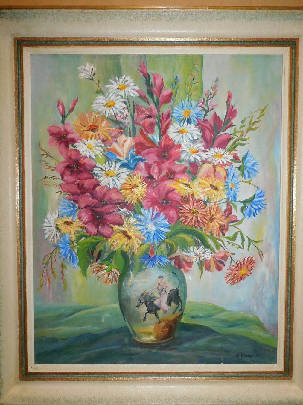 Dipinti: Kunst Kunst - Stillleben v Hollinger Ölbild – Usato da Sursee venduto da 76