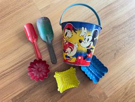 Antikes Blechspielzeug Sandkasten Sändeligeschirr Disneyana