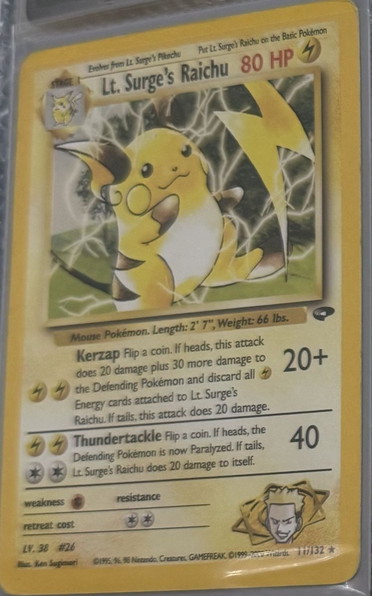 Pokémon Carte collezionabili: Raichu holo – Nuovo (secondo la descrizione) da Wynau venduto da Ziegler_Secondhand