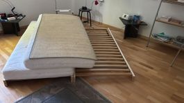 Bett 180x200 (2 x 90x200 ohne Matratzen) kostenlos abzugeben
