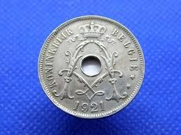 Tutti le monete: 25 Centimes Belgien 1921 – Usato da Kriens venduto da TSCH1
