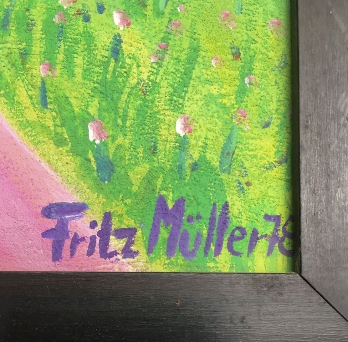 Dipinti: Fritz Müller Gemälde 1978 – Usato da Tenero venduto da .xxxxxxxxxx10 2