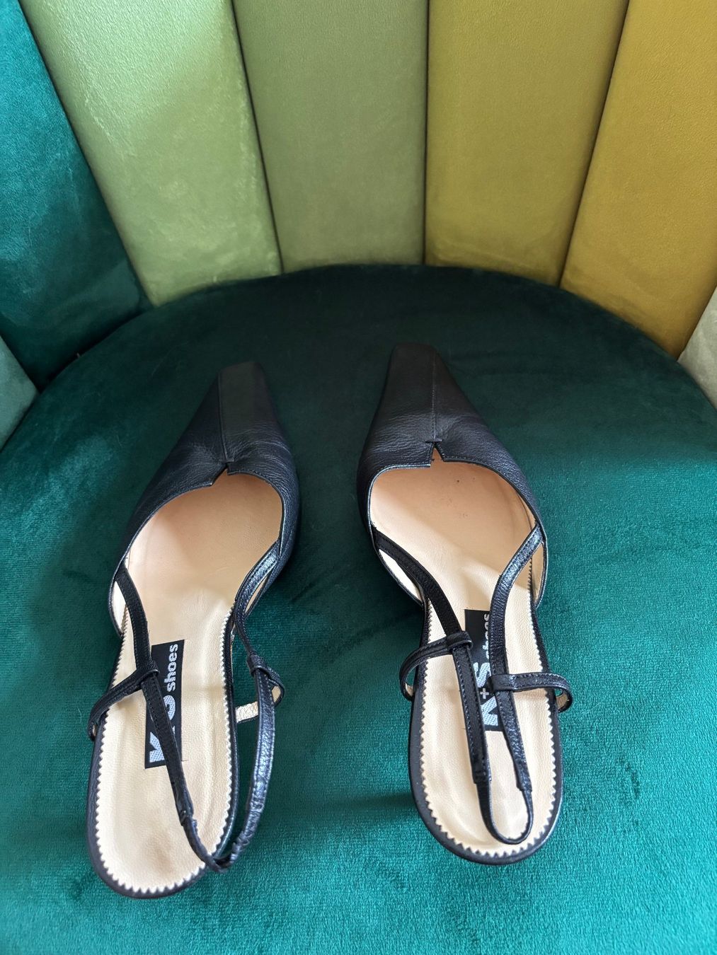 Herrenschuhe: Pumps schwarz Leder Grösse 41 Slingback – Gebraucht aus Burg im Leimental von nat_5sxq 2