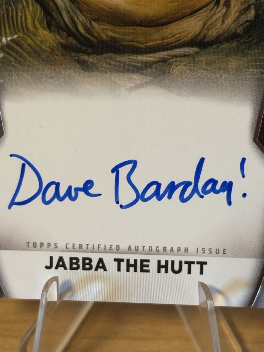 Topps Carte collezionabili: Carte Star Wars Masterwork Jabba le Hutt autographe – Nuovo (secondo la descrizione) da la chaux-de-fonds venduto da swann88 2