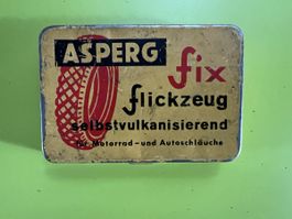 Retro Blechböxli Asperg Flickzeug für Velos
