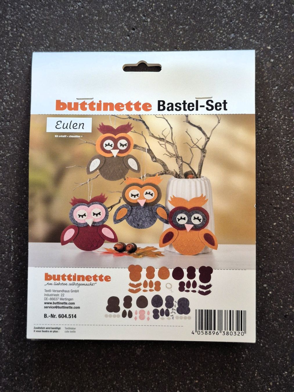 Kits de loisir créatif: Bastel-Set Eulen – Neuf (Voir description) à St. Gallen par Amelie_73