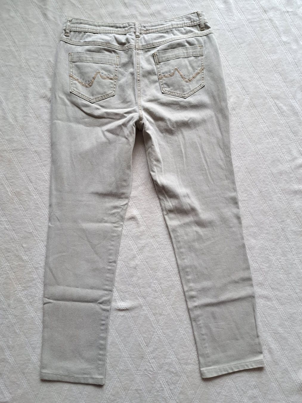 C&A Jeans: CANDA Damenjeans beige Gr. 40 – Usato da Gysenstein venduto da joshuas81 2