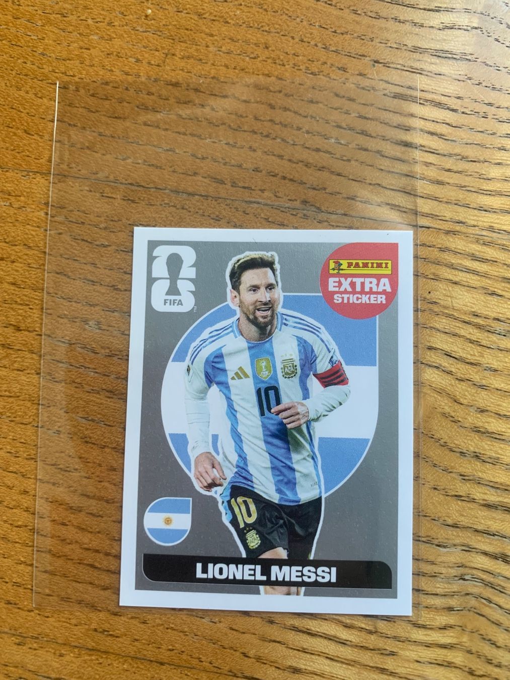 Panini Sammelbilder & Trading cards: Panini Extra Sticker Lionel Messi Silber – Gebraucht aus Zürich von Kasza 1