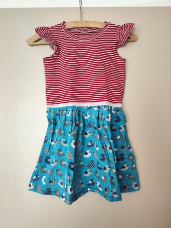 Kleid ca. Gr. 110/116 Handmade