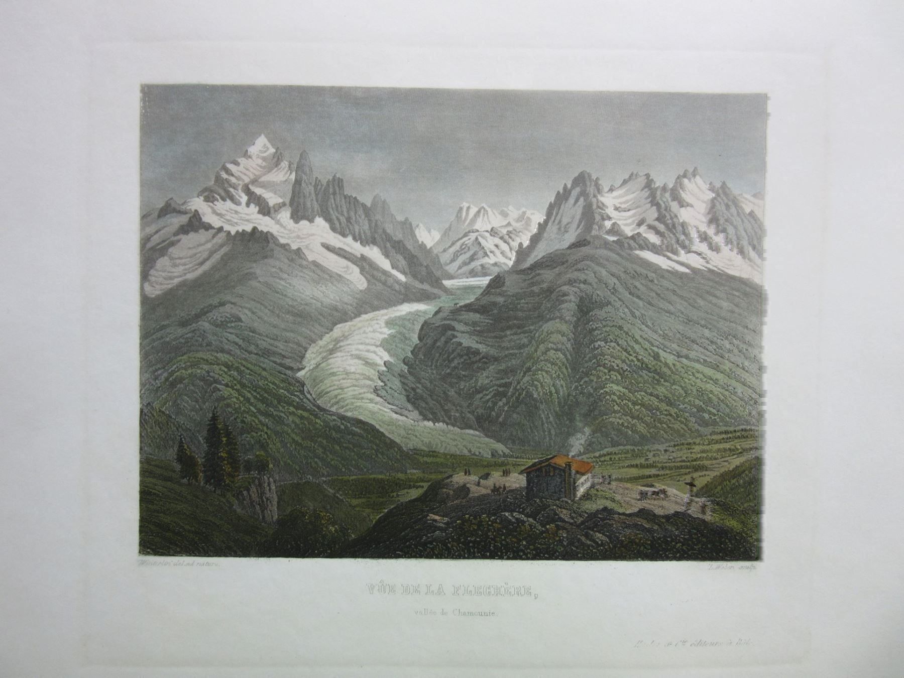 Incisioni: VALLÉE DE CHAMOUNIE /AQUATINTA – Usato da Gersau venduto da grafik-kunst 1