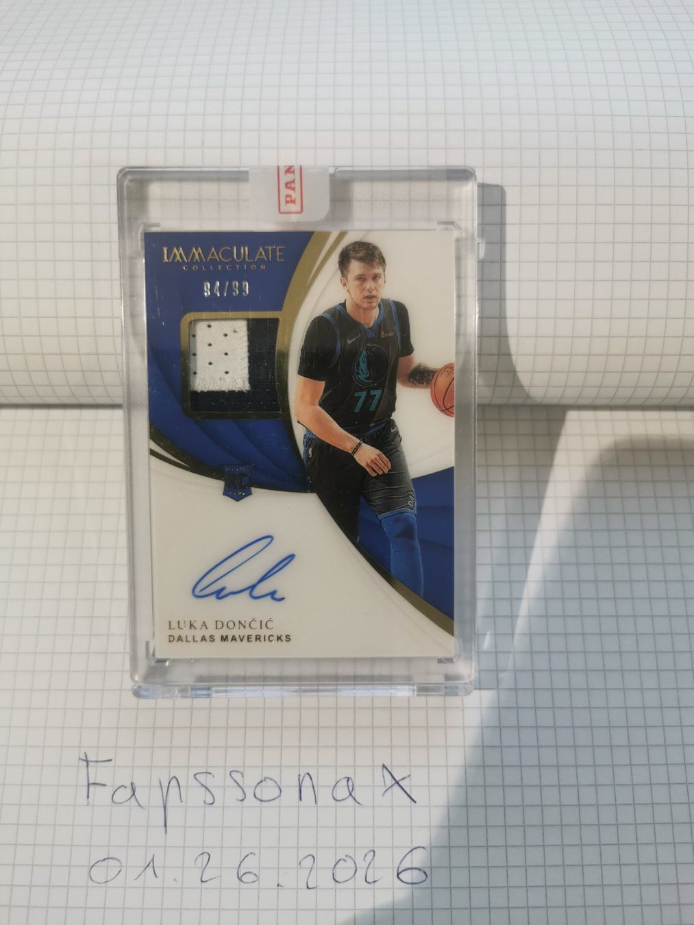 Panini Carte collezionabili: Panini Immaculate Luka Doncic RC Auto Patch /99 – Nuovo e nell'imballaggio originale da La Tour-de-Peilz venduto da Fapssonax 2