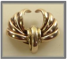Spezielle Brosche (Spinne) 925 Silber vergoldet