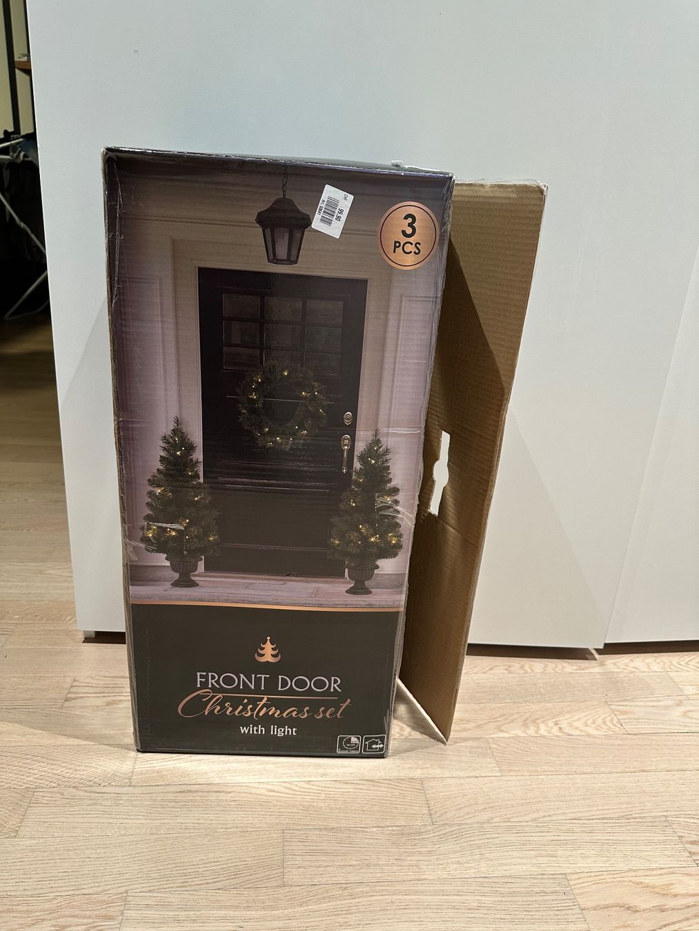 Tutte le decorazioni: Front Door Christmas Set mit Lichterkette – Nuovo (secondo la descrizione) da Therwil venduto da R005 2