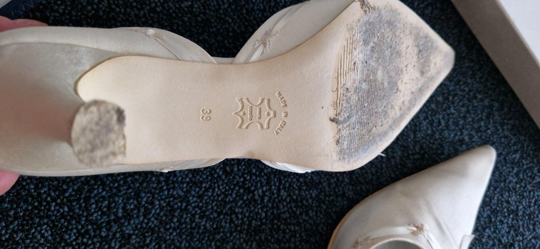 Scarpe da donna: Damenschuhe, ecruweiss, Nr. 39 – Usato da Heimberg venduto da Msunny 5