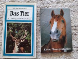 Tiere: schöne Bilder und Texte; 2 Bücher