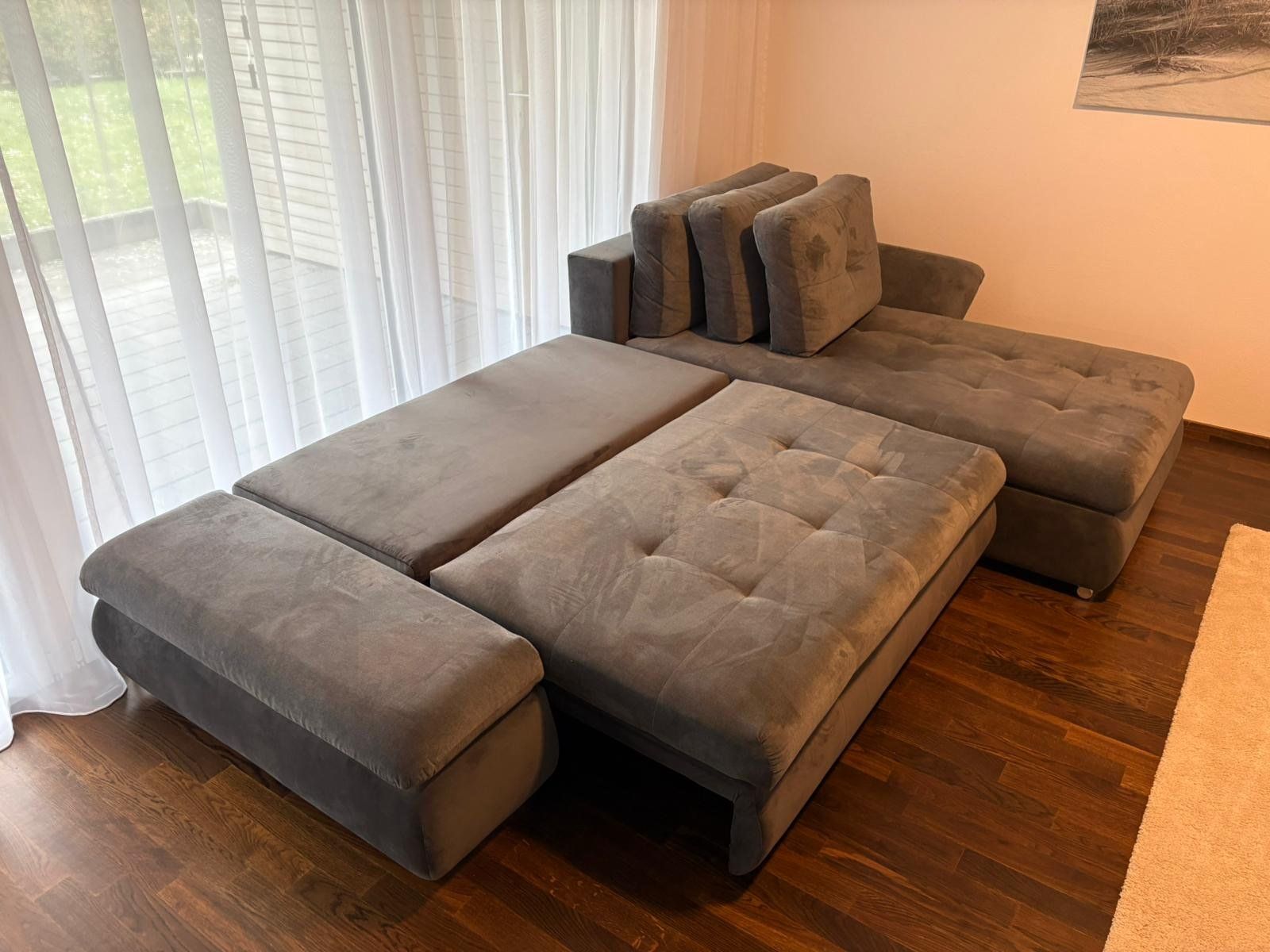 Mömax Sofas: ECKSOFA in Anthrazit – Gebraucht aus Frick von Chriesiland 2
