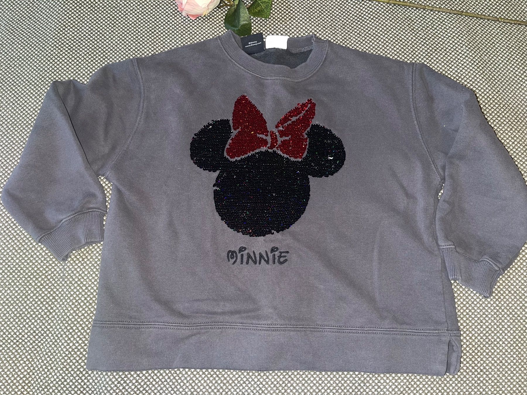 Zara Maglioni & Felpe: Interactive Minnie Mouse grey sweatshirt Zara 8 years -128cm – Usato da Genève venduto da dmt_y25y