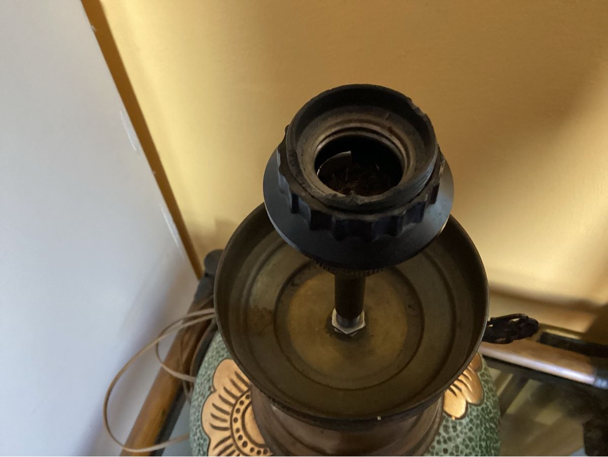 Lampen: Antiker Tischlampen Fuss, Messing – Gebraucht aus Minusio von scotch111 3