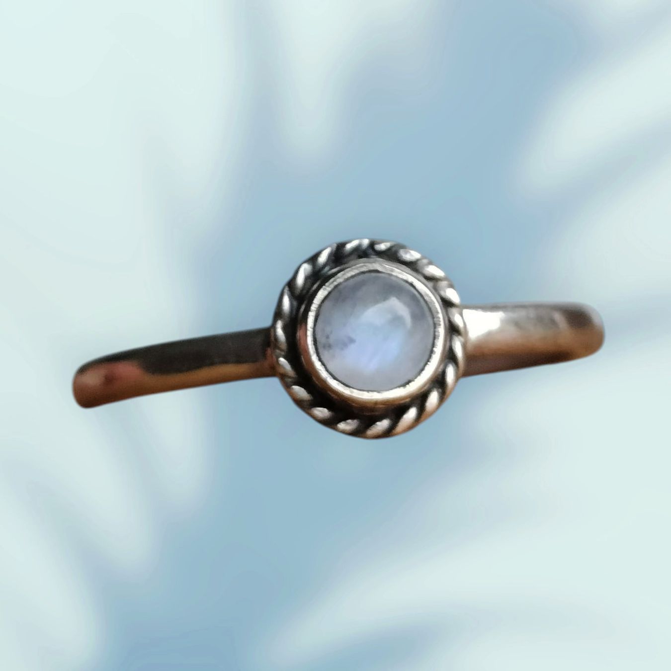Anelli: Silber Ring 925 mit Regenbogen Mondstein – Nuovo (secondo la descrizione) da Schwyz venduto da els_7cys 2