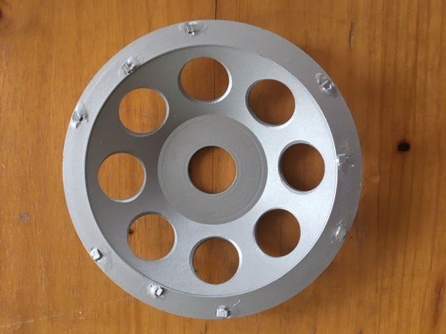 Rivestimenti per pavimenti: PKD- Topfschleifscheibe silber 125 mm – Nuovo e nell'imballaggio originale da Zuzwil SG venduto da Dorian67