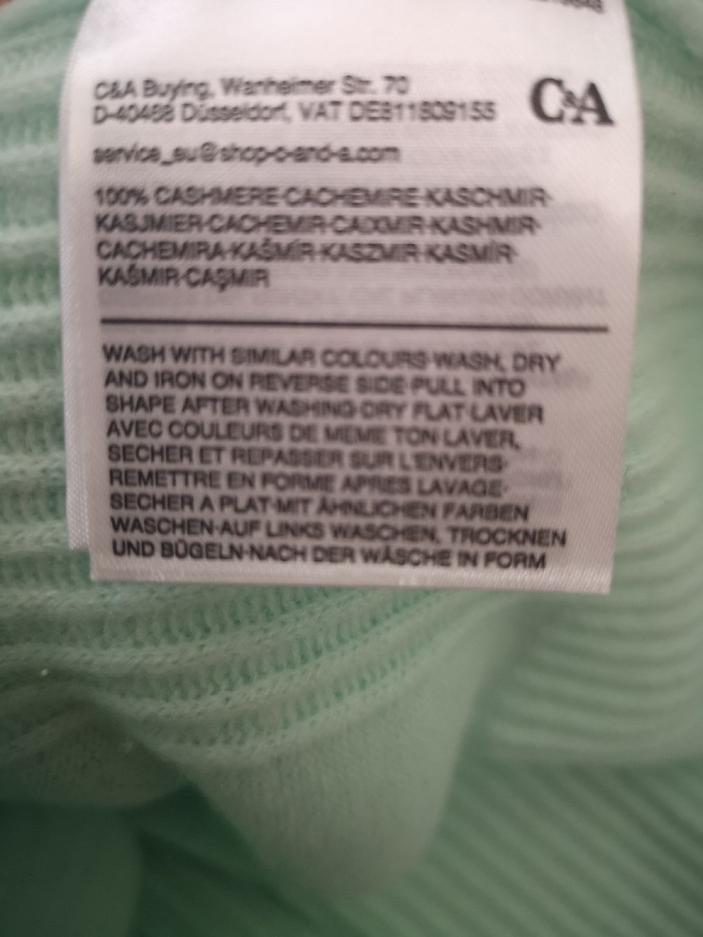 Maglioni & Felpe: Neu: Mintgrüner Kaschmir pullover Gr. S – Nuovo e nell'imballaggio originale da Sevelen venduto da gsandax 5