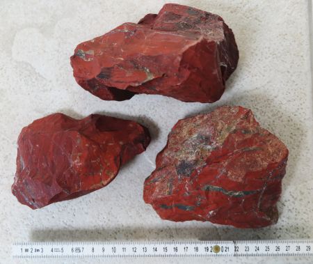 Rote Aquariumsteine 3 Stück (total ca. 4.100 kg)