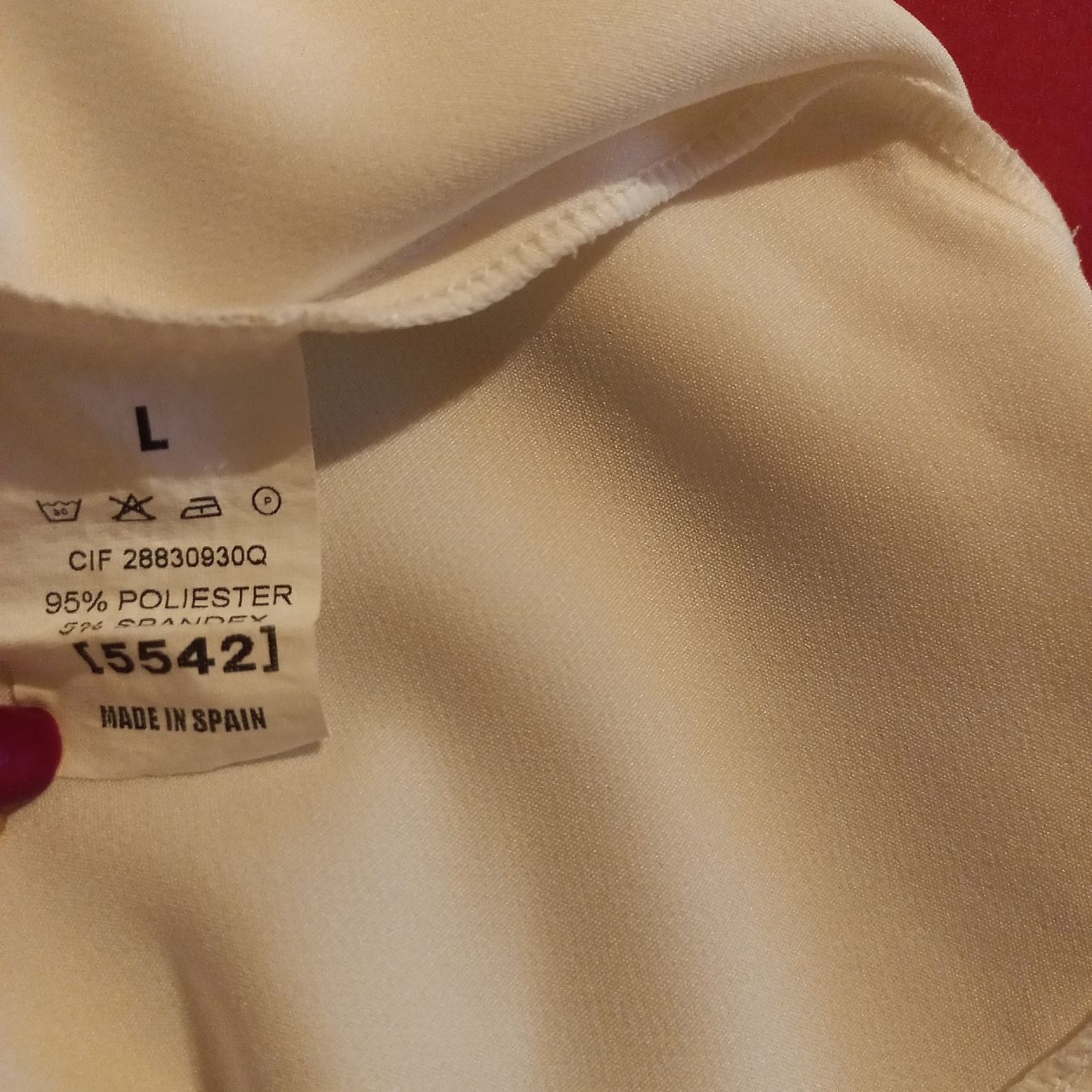 Tops: Top blanc taille L  – Neu (gemäss Beschreibung) aus Dompierre FR von fat_xth5 6