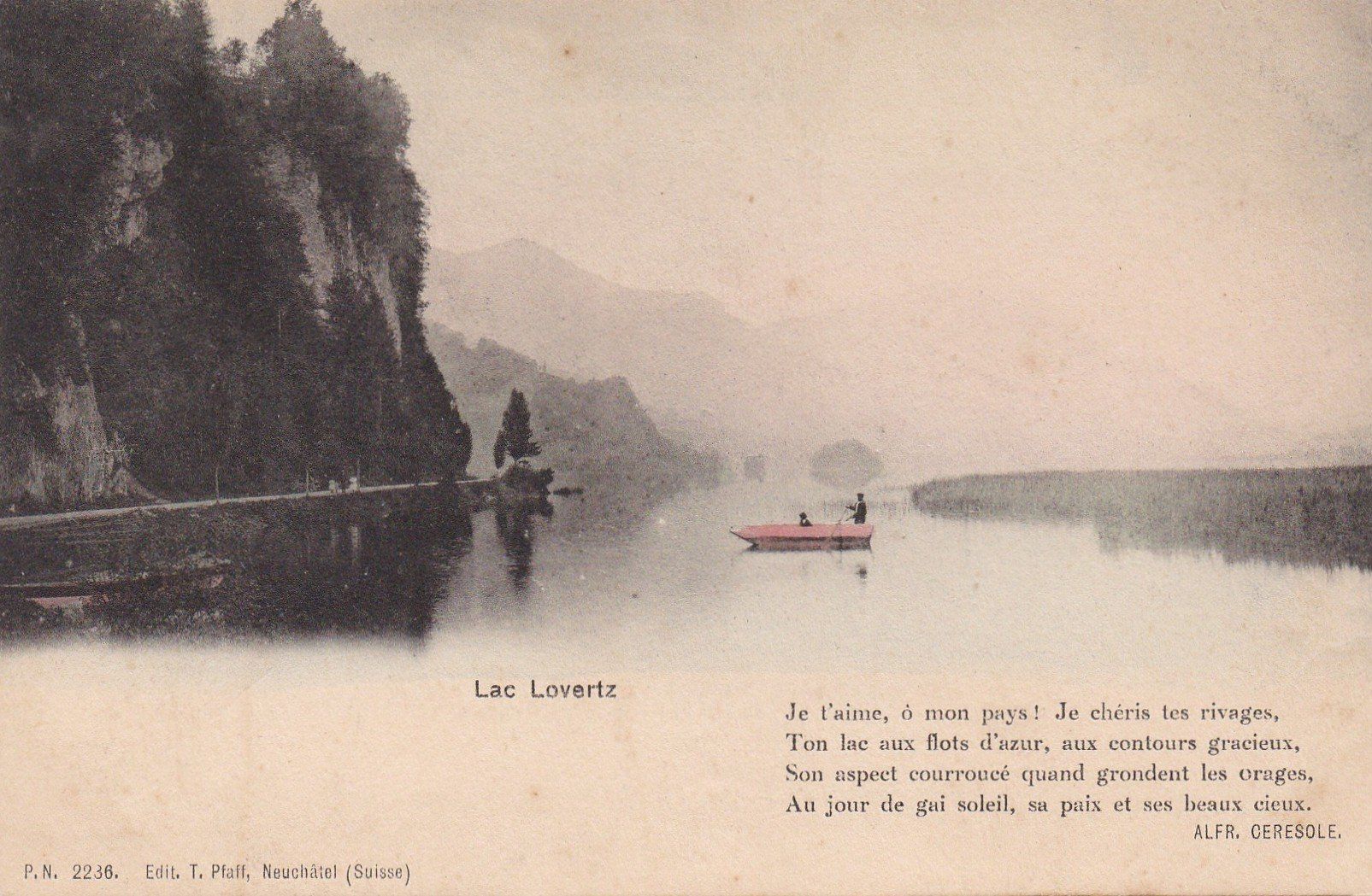 Ansichtskarten: AK - Lauerzersee - gelaufen – Gebraucht aus Fribourg von schnalla92