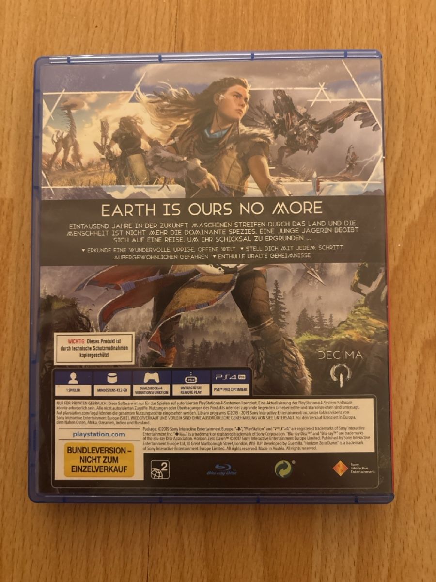 Giochi: Playstation 4 - Horizon Zero Dawn – Usato da St. Gallen venduto da bkl_6qgc 1