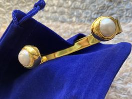 SALE Perlen Armband Perle dia 6 cm Bracelet Echt Vrai