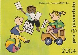PJ-Markenheftchen 2004, guter Zustand, ET, ab 1.- Fr.