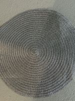Tischsets, silber, neuwertig