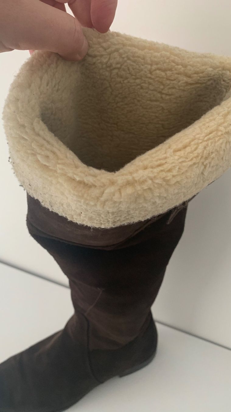 Damenschuhe: Braune Wildleder Overknee-Stiefel Gr. 39 – Gebraucht aus Zumikon von NG1979 5