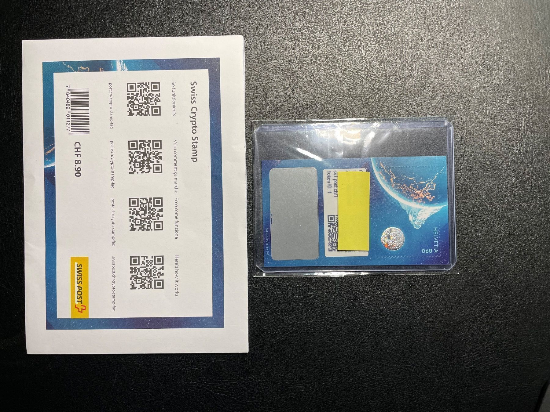 Tutti i francobolli: Swiss Crypto Stamp ID1 – Usato da Bösingen venduto da Revolt