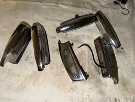 Mercedes Benz Nummer Beleuchtung Chrom Set 6 Stück gebraucht