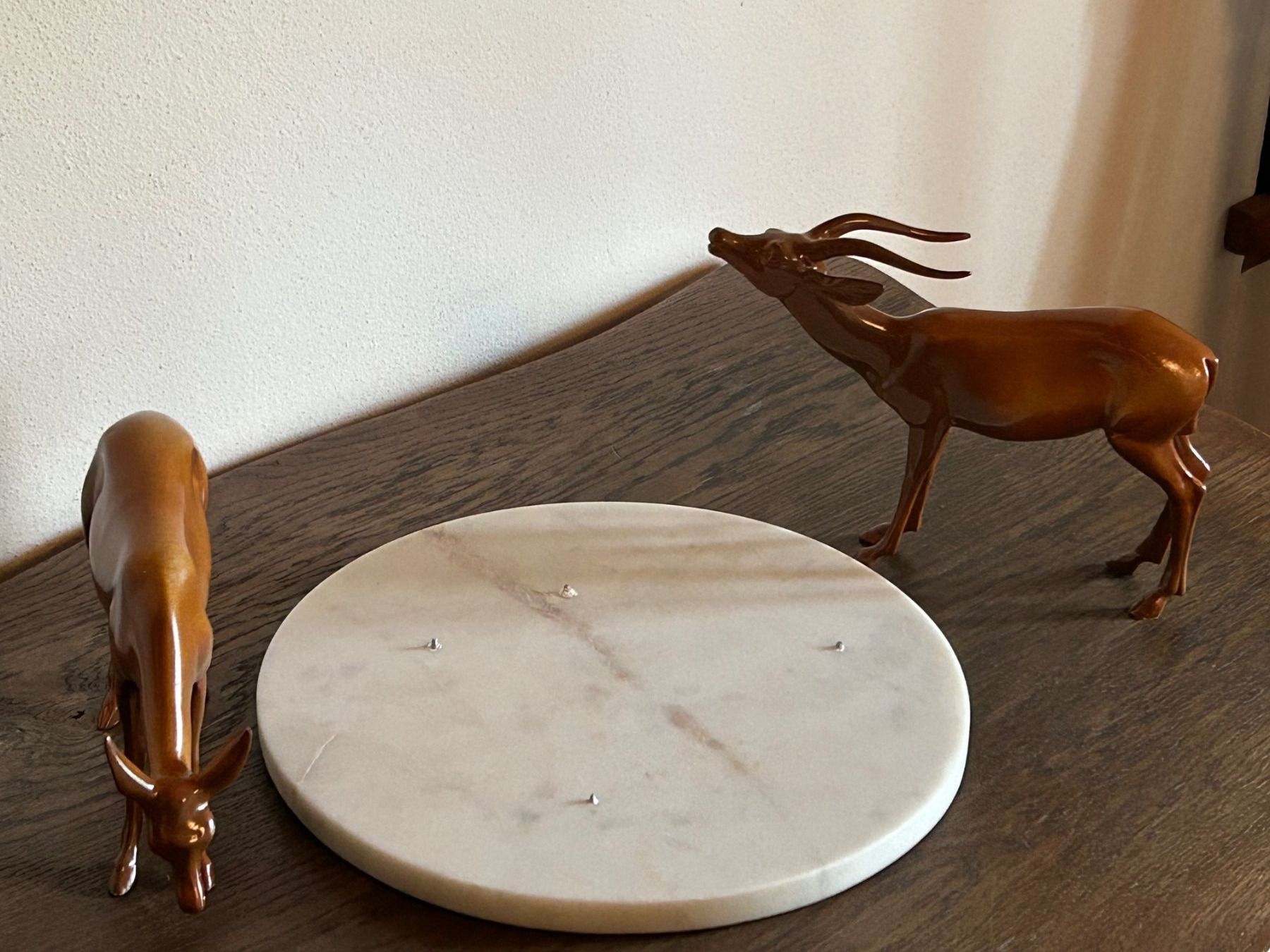 Sculture & Statue: Antilopen - Paar aus Régule / Bronze - Ersatz – Nuovo (secondo la descrizione) da Rocourt venduto da Vijay02 5