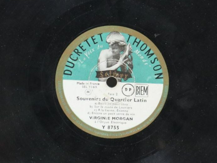Schallplatten: Schellack Virginie Morgan Souvenirs Du Quartier Latin – Gebraucht aus Eschenbach SG von Astalavista 5