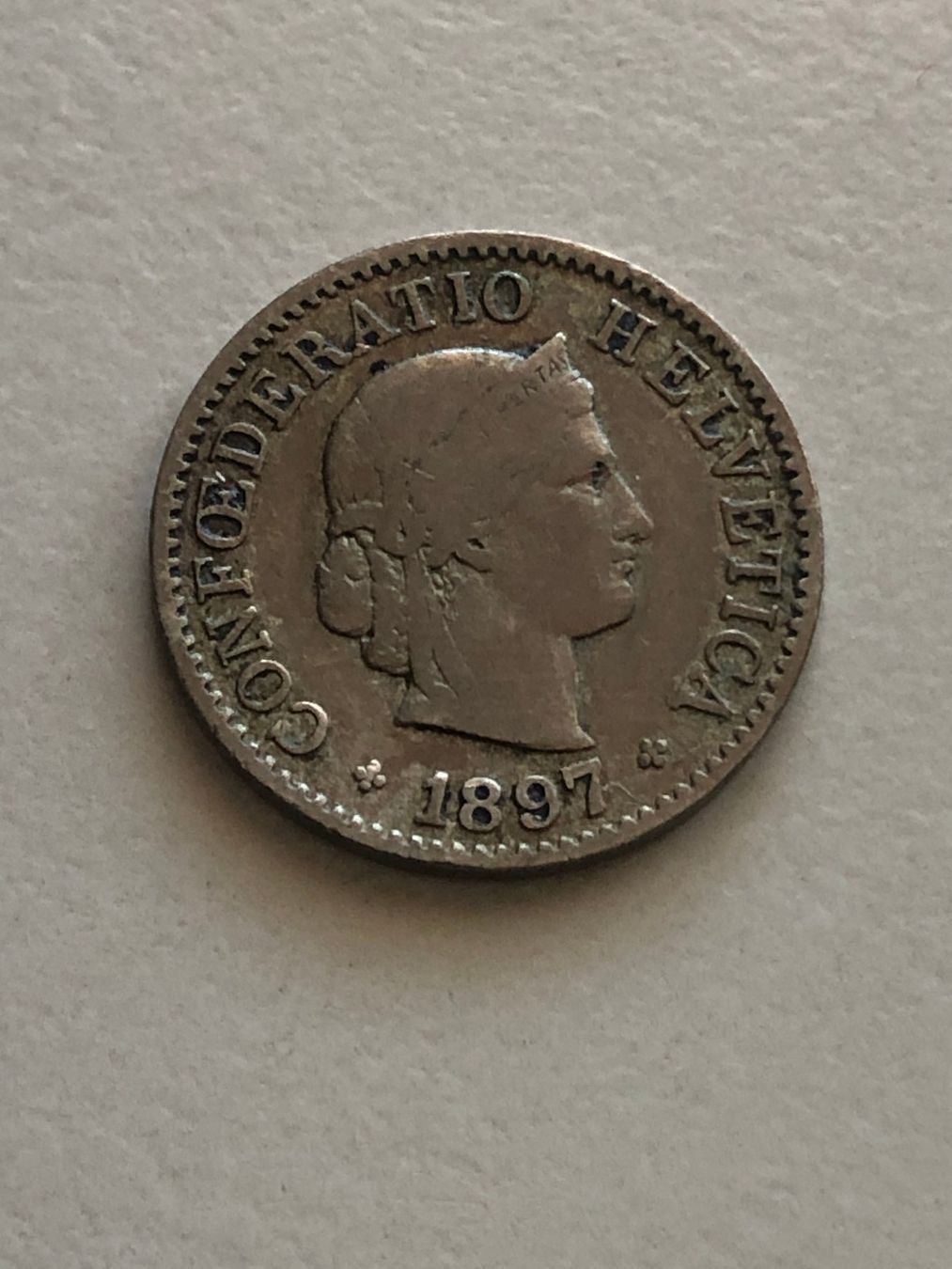 Tutti le monete: 5 Rp. 1897 – Usato da Schötz venduto da Odpa