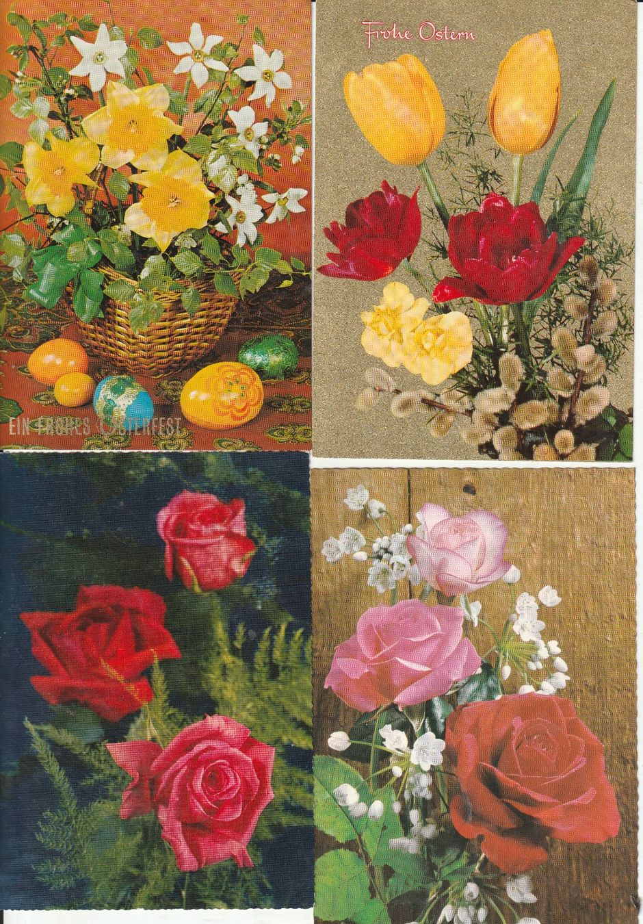 Cartoline postali: 40 Blummenkarten – Usato da Lumbrein venduto da made02