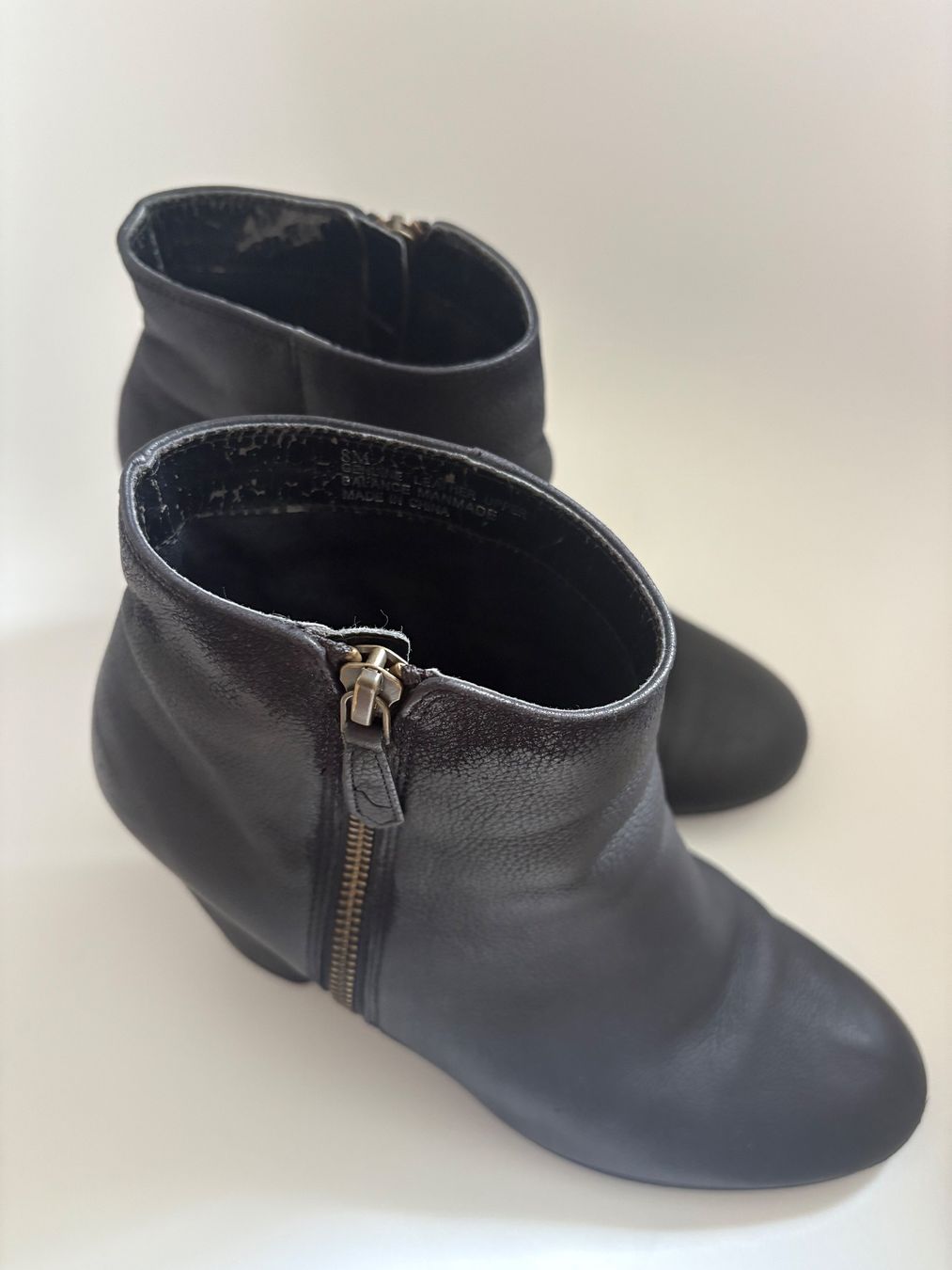 Scarpe da donna: Schwarze Stiefeletten, Echt Leder, Grösse 38 – Usato da Wetzikon ZH venduto da Bimbo33 4