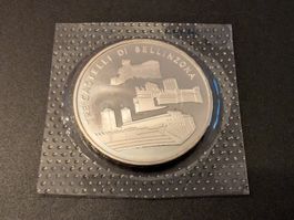 Sonder-Münze Silber Tre Castelli di Bellinzona  20Fr.(Nr.37)