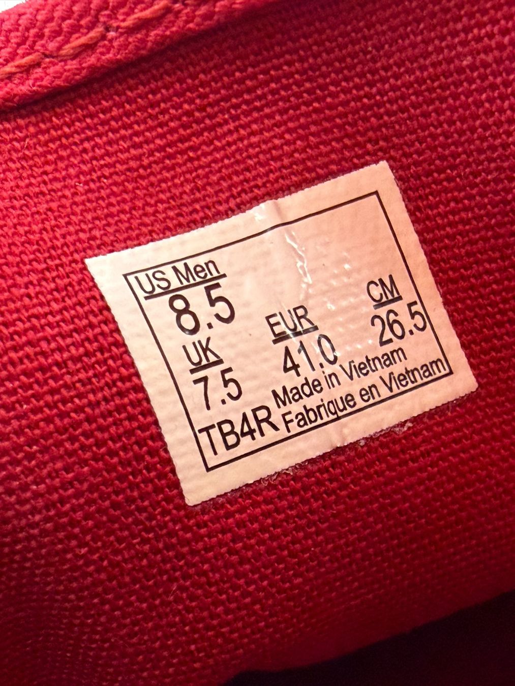 Vans Scarpe da uomo: Baskets Vans Ferris rouge. Pointure 41 – Usato da Cossonay-Ville venduto da PatineDuTemps 1