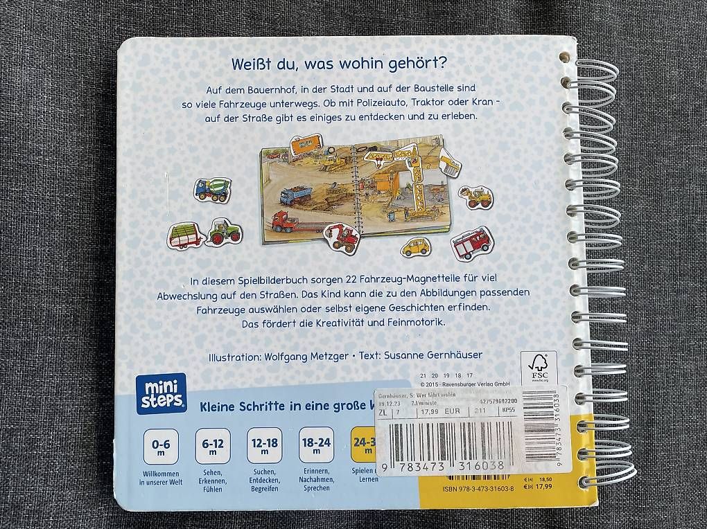 Bücher: Kinderbuch mit Magneten – Gebraucht aus Brütten von Snowkiwi 3
