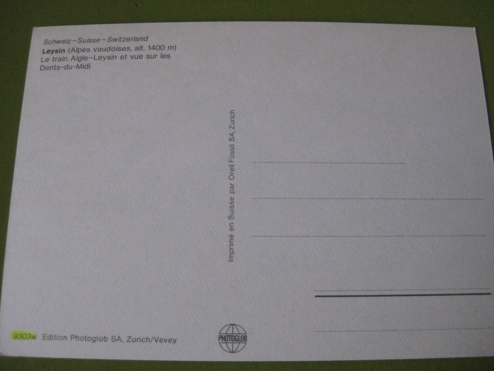 Cartoline postali: AK Leysin Winter mit Zug – Usato da Malters venduto da Marosko 1