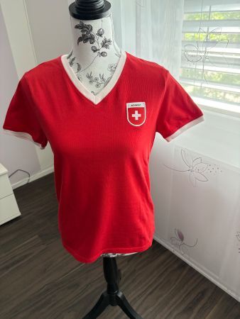 Fussball T-Shirt Schweiz Gr. S Chicorée NEU