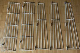 5× Fenster Katzengitter / Schutzgitter – weiss, Metall