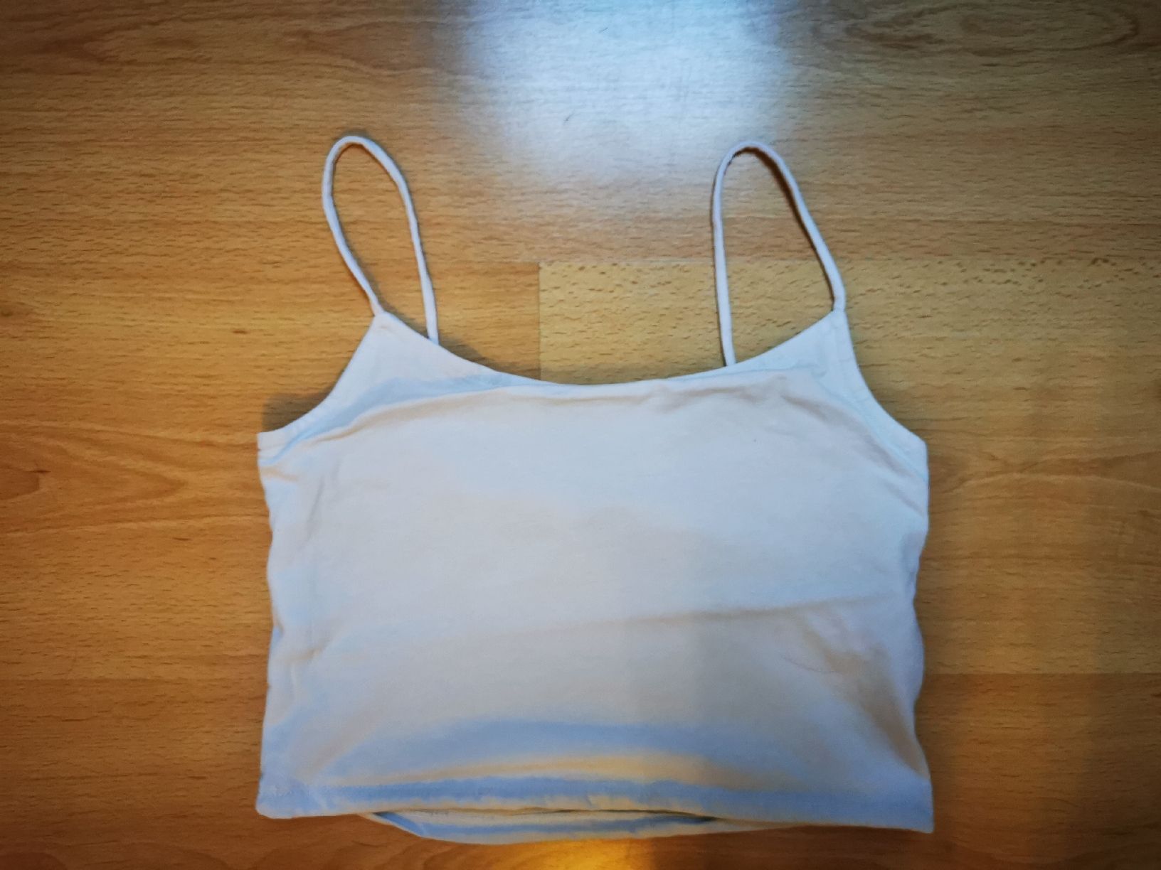 Tops: Weisses Trägertop Grösse S – D'occasion à Balsthal par Leila_Luna