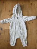 H&M Baby Overall Gr. 62 mit Kapuze, Newborn, Strampler warm